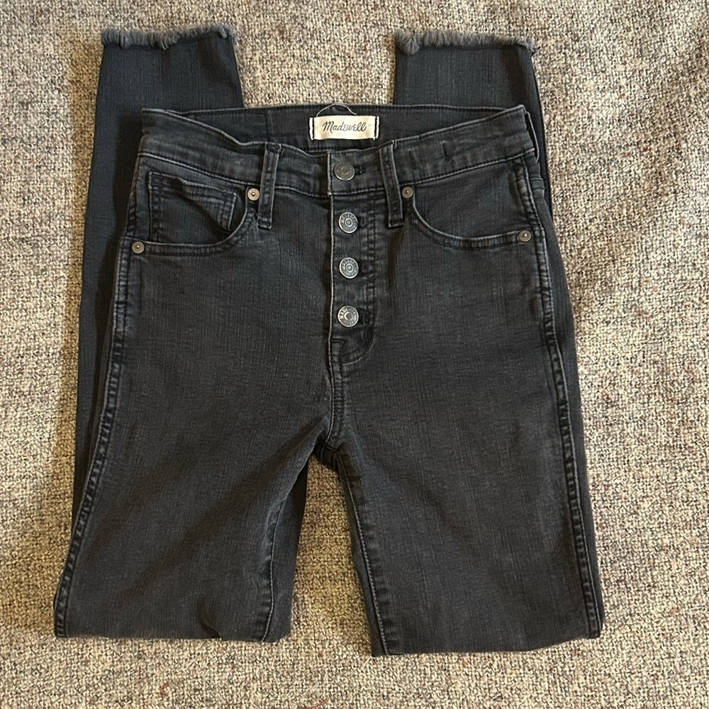 Madewell Button Fly 10” High Rise Skinny